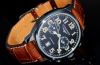 2014 Longines 41mm Spirit Chronograph Ref.L2.705.4.53.4 Black dial automatic date in Steel. B&P